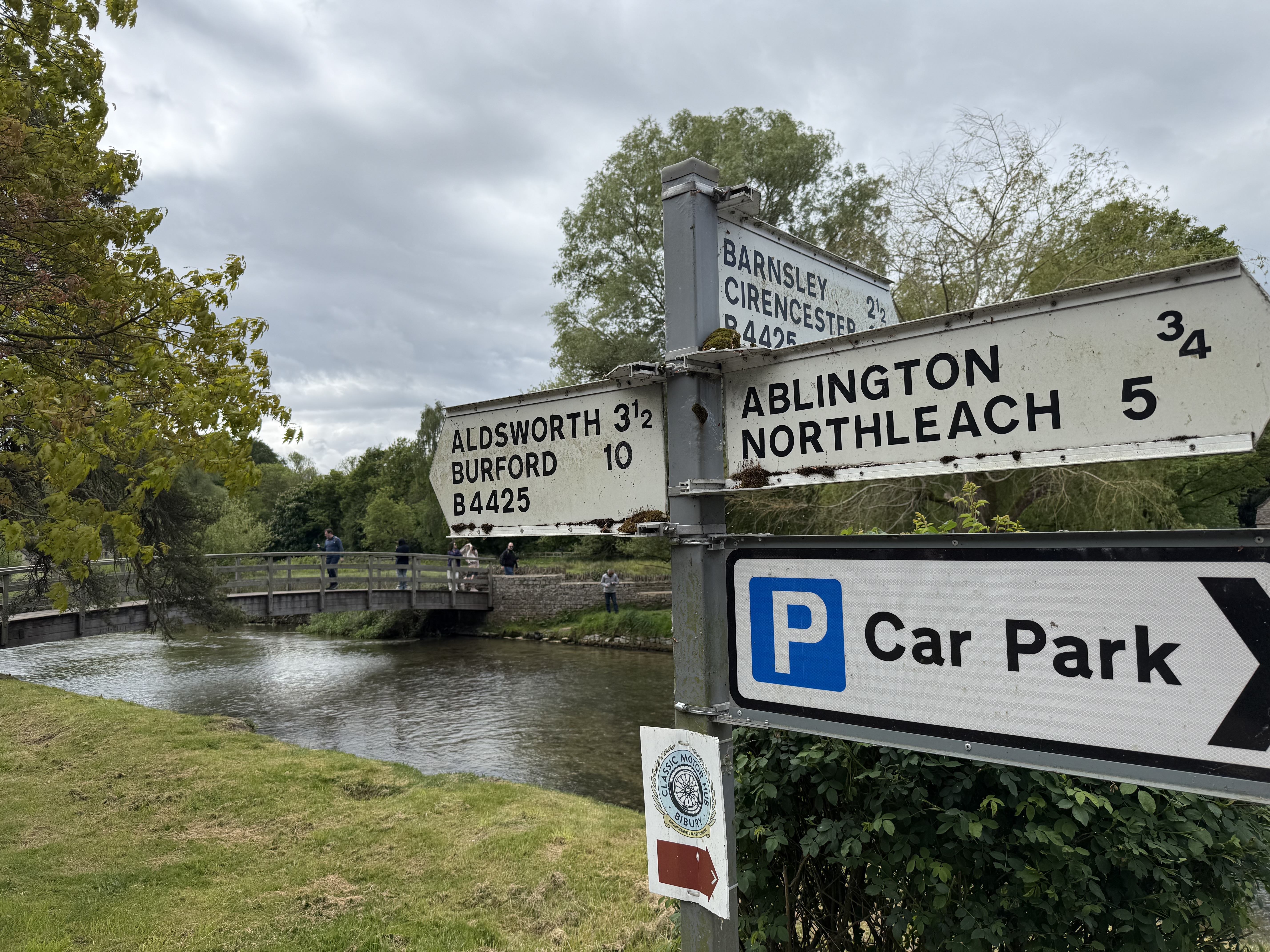 A classic Cotswolds signpost - &ldquo;Car Park,&rdquo; of course