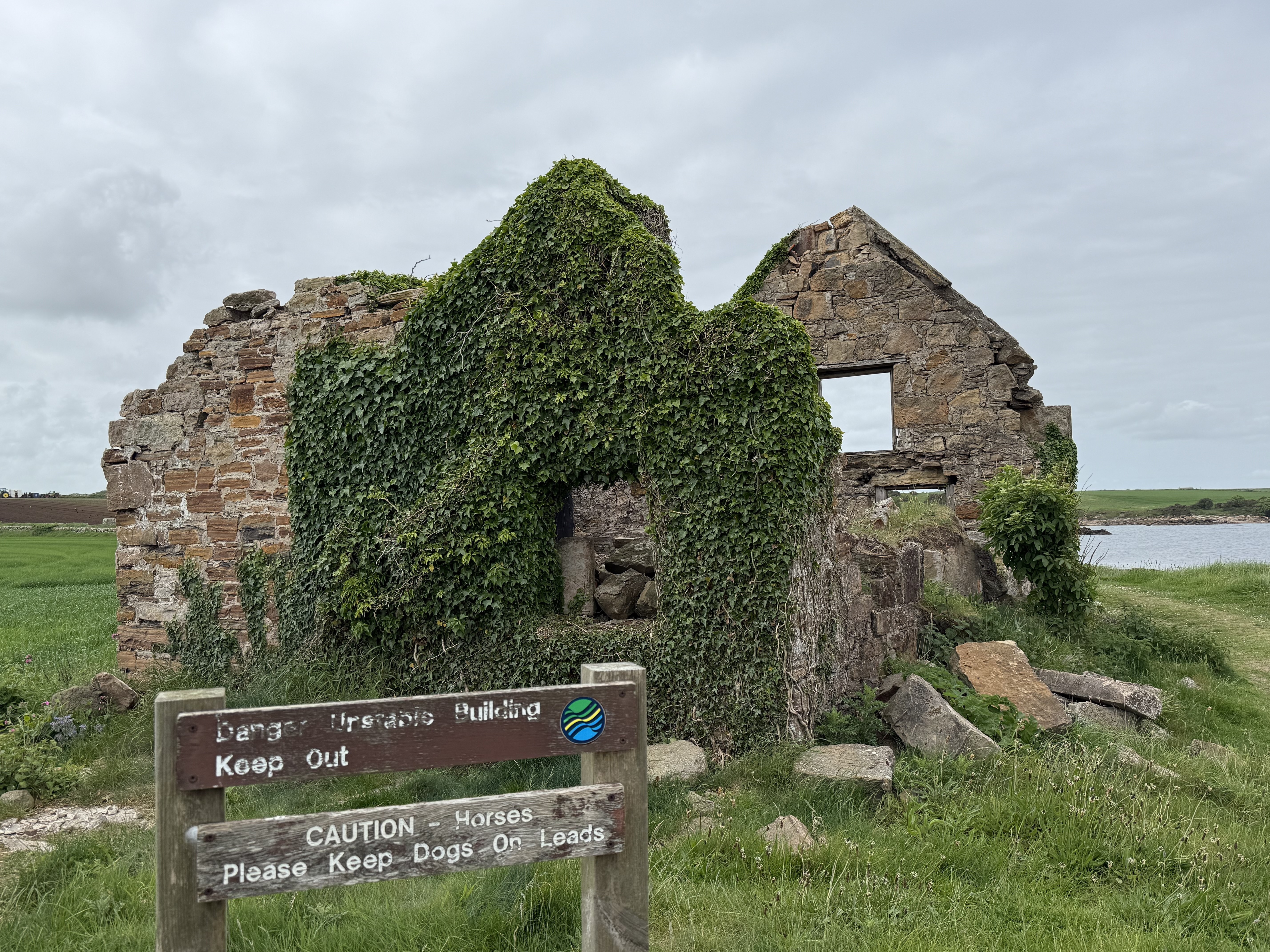 Old ruins along the Fife coast